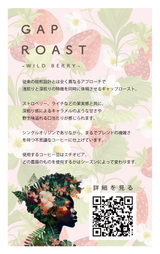 【GAP ROAST #3】WILD BERRY -エチオピアの野生味溢れるストロベリー（100g）