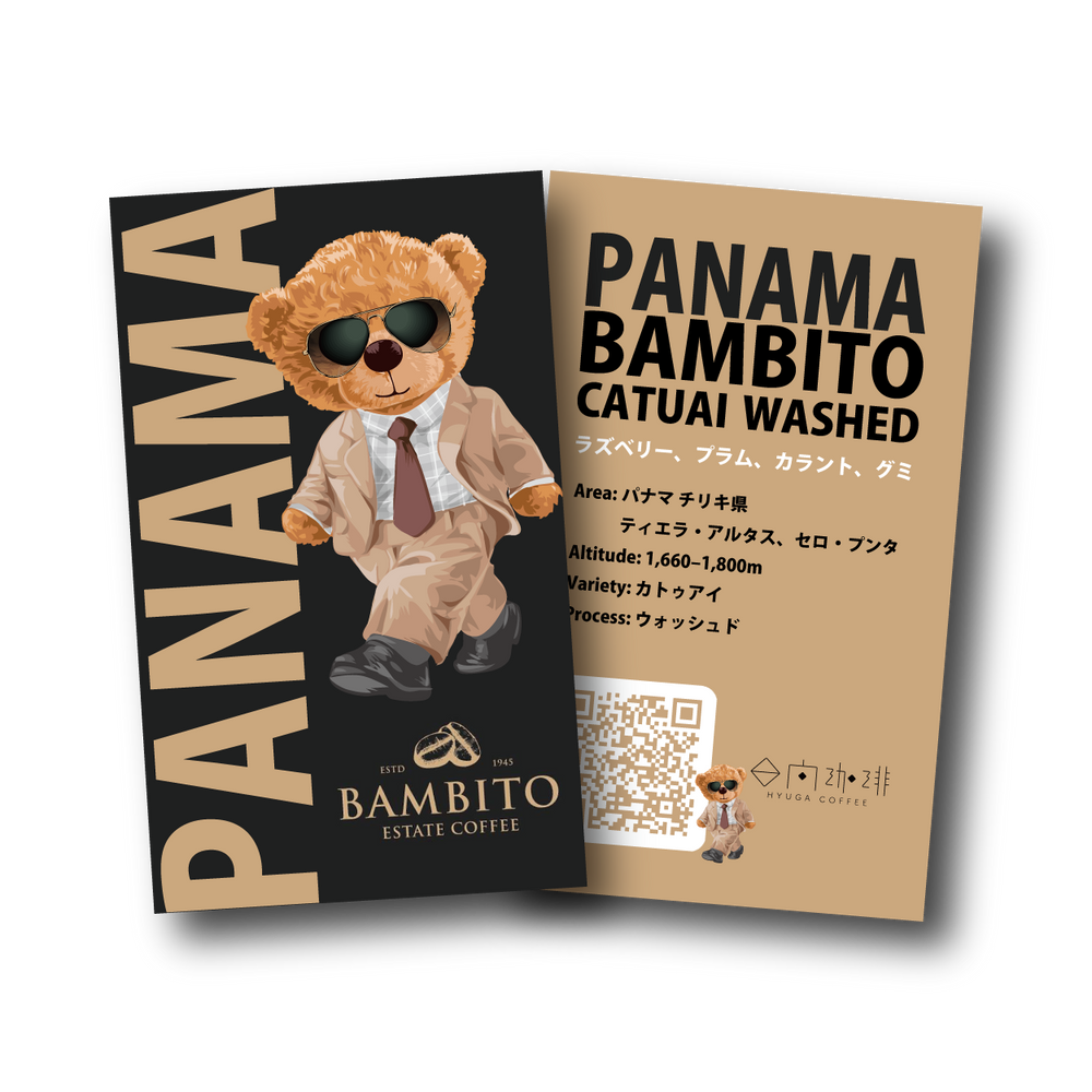 【浅煎り】Panama Bambito Estate Catuai Washed / パナマ バンビート エステート カトゥアイ ウォッシュド(100g)